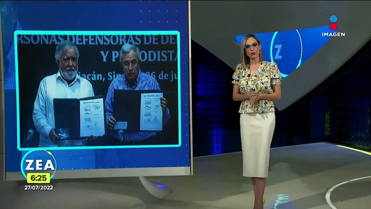 Gobernador de Sinaloa y gobierno federal firman convenio para protección de periodistas