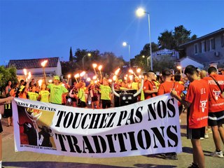 Gallician : défilé de la jeunesse et première bandido de la vote