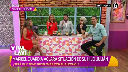 Maribel Guardia aclara situación de su hijo Julián; ¿tiene problemas con el alcohol?