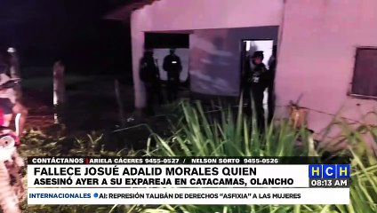 En el hospital perece hombre que dió muerte a su expareja en Olancho
