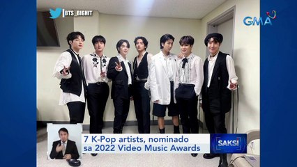 7 K-Pop artists, nominado sa 2022 Video Music Awards | Saksi