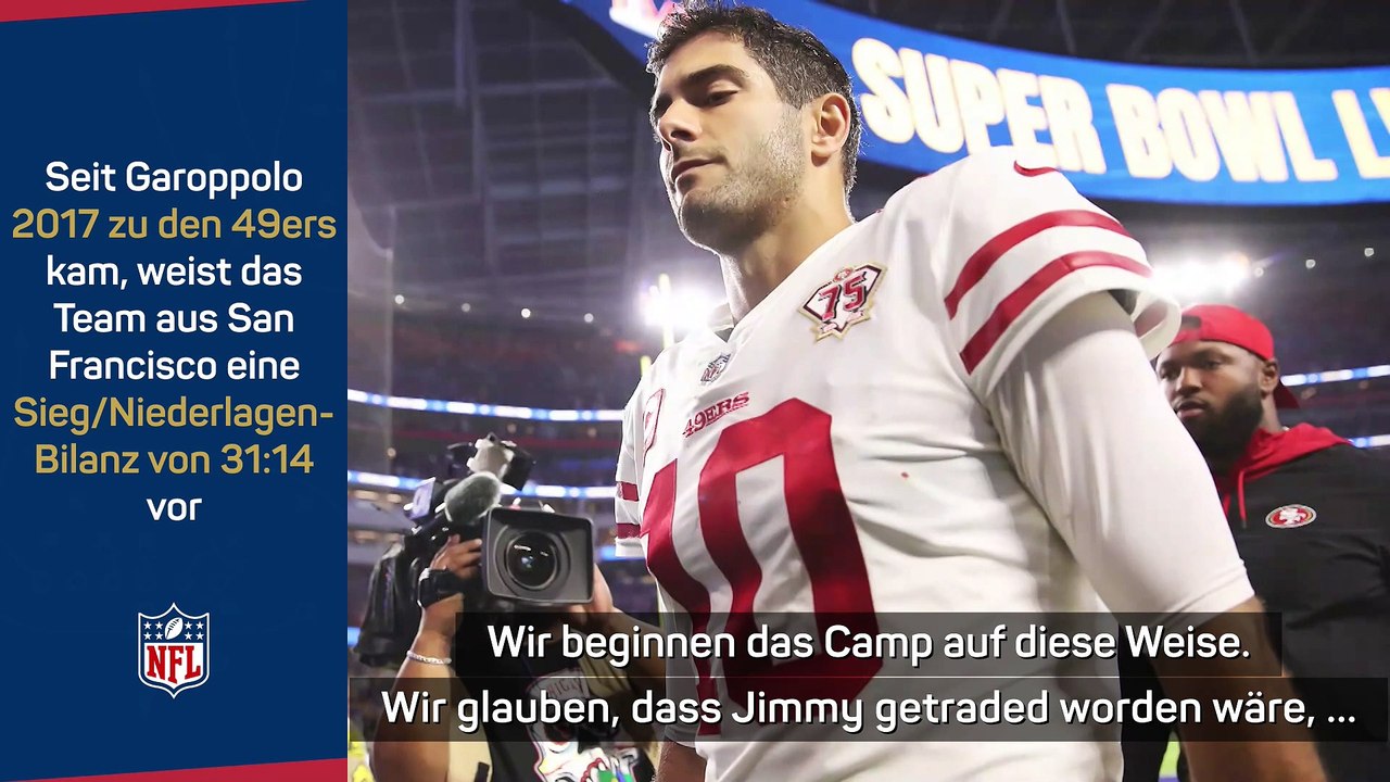 Shanahan: jimmy g ist nicht mehr starting-qb