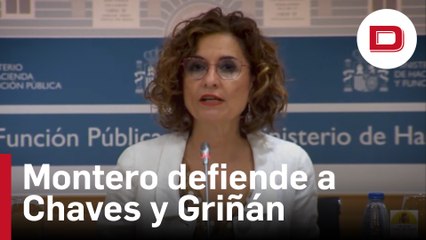 Montero defiende que Chaves y Griñán no se beneficiaron de los ERE