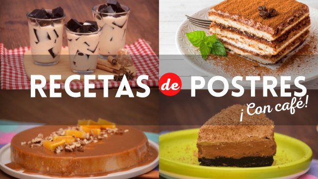 4 fáciles y deliciosas recetas de postres con café para compartir