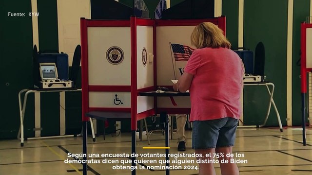 Segun encuesta, el 75% de los votantes demócratas quieren a alguien que no sea Biden en 2024