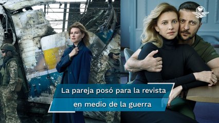 Zelensky y su esposa aparecen en polémica sesión de fotos para Vogue