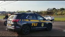 Polícia Rodoviária Federal realiza ação próximo ao Viaduto do XIV de Novembro