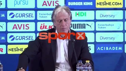 Jorge Jesus: "Kırmızı kart belirleyici oldu"