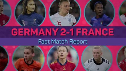 Germany 2-1 France - Fast Match Report