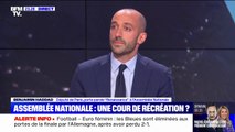 Vif échange entre Louis Boyard, député Nupes-LFI, et Benjamin Haddad, député Renaissance, à propos de la résolution qualifiant le régime israélien 