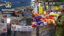 En Vivo | Noticias de Venezuela hoy - Miércoles  27 de Julio - VPItv Emisión Central