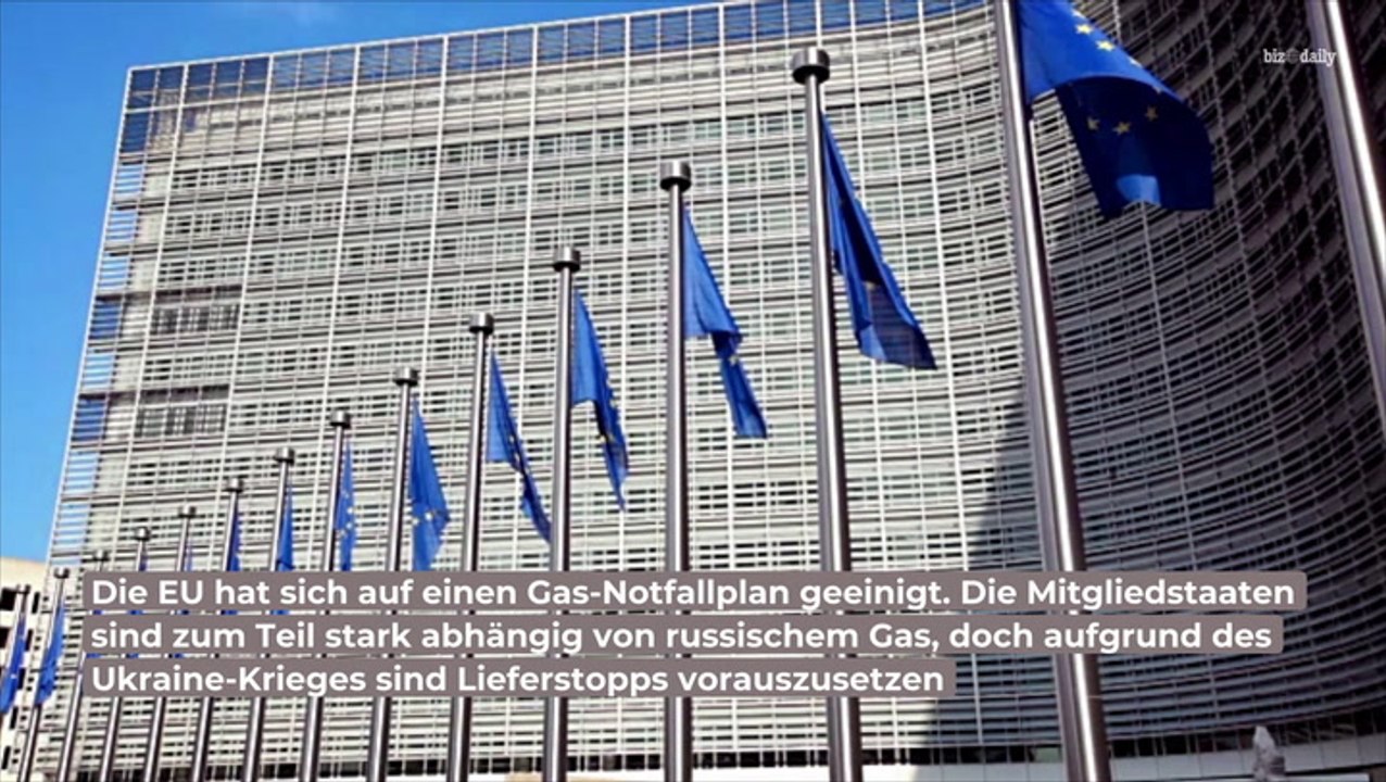 Gas-Notfallplan: EU hat sich geeinigt