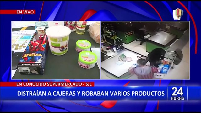 SJL: PNP capturó banda dedicada al robo sistemático de productos en supermercados