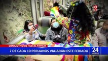 Fiestas Patrias: 7 de cada 10 peruanos viajarán este feriado largo, según Mincetur