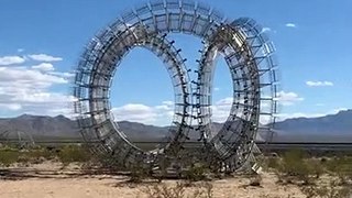 When Boredom Sets In  -  Shopping Cart Sculpture by  Imgur com In The Middle of  the Desert