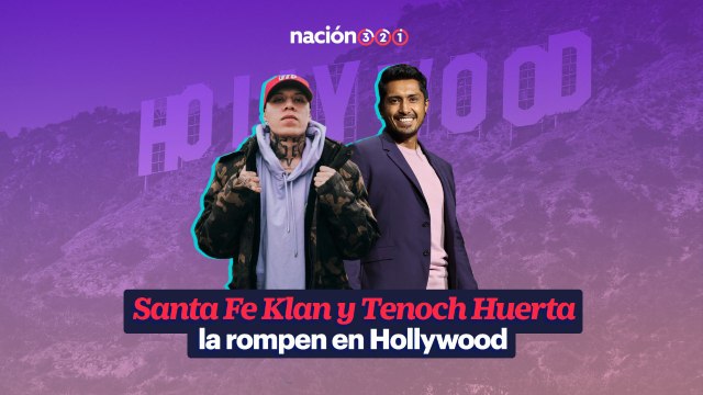 Santa Fe Klan y Tenoch Huerta la rompen en Hollywood