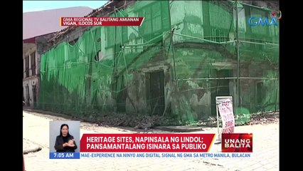 Heritage sites, napinsala ng lindol; pansamantalang isinara sa publiko | UB