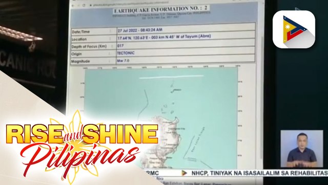 PHIVOLCS: Paggalaw ng Abra River Fault, tinitignang dahilan ng magnitude 7 na lindol sa Luzon