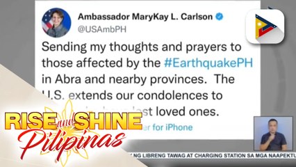 Ilang bansa, nagparating ng pakiki-simpatya sa mga nasalanta ng magnitude 7 na lindol sa Abra