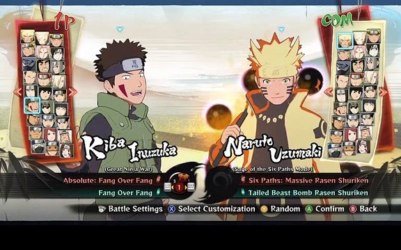 Gaara of the Sand vs Kankuro (Great Ninja War) | Naruto Ultimate Ninja Storm 4