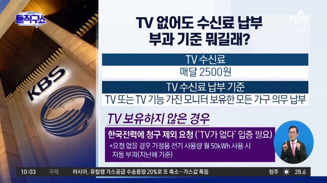 [핫플]TV 없어도 수신료 납부…부과 기준 뭐길래?