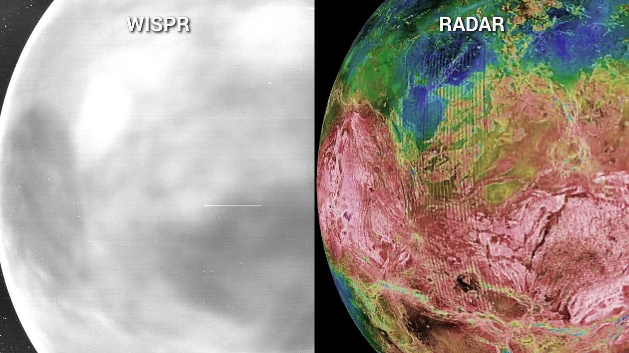 Planet Venus, View of the Surface.