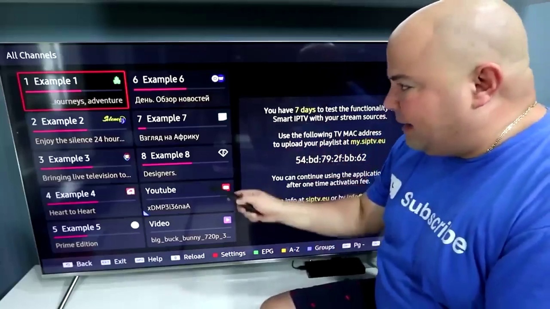 How to install IPTV subscription in Smart TV -Smart IPTV