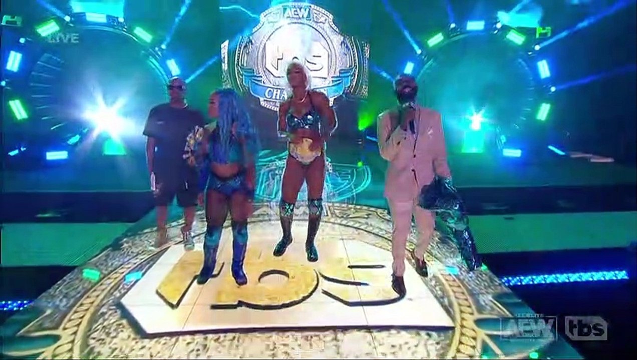 The Baddies (Jade Cargill & Kiera Hogan) Entrance with Jermaine Dupri & Stokely Hathaway | 2022.07.20