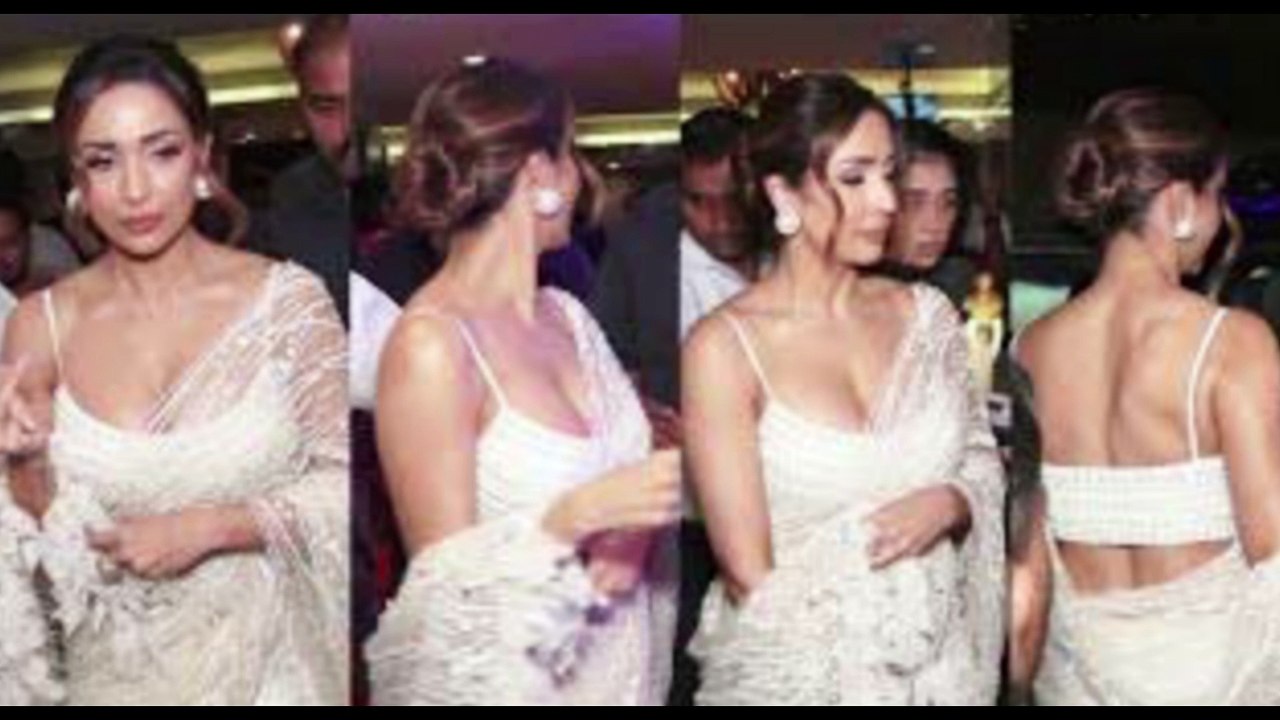 malaika ne white sari mai dhaya kahar,bollywood news l latest bollywood news l live news with pooja