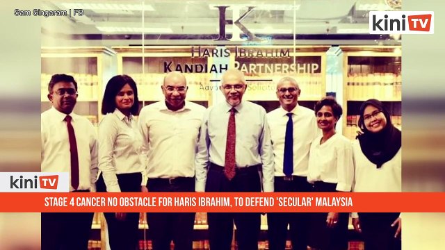 Stage 4 cancer no obstacle for Haris Ibrahim, to defend 'secular' Malaysia