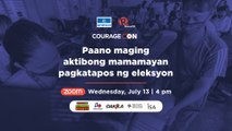 [RECAP] #CourageON: Paano maging aktibong mamamayan pagkatapos ng eleksiyon?