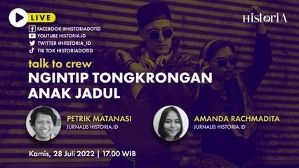Ngintip Tongkrongan Anak Jadul - Talk To Crew | Historia.ID