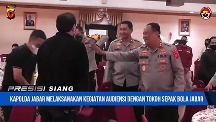 Silaturahmi Kapolda Jabar dengan Bobotoh Persib dalam rangka Sukseskan Kompetisi Liga 1 BRI