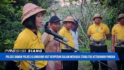 Polsek Dawan Polres Klungkung Ikut Berperan Aktif Dalam Menjaga Stabilitas Ketahanan Pangan