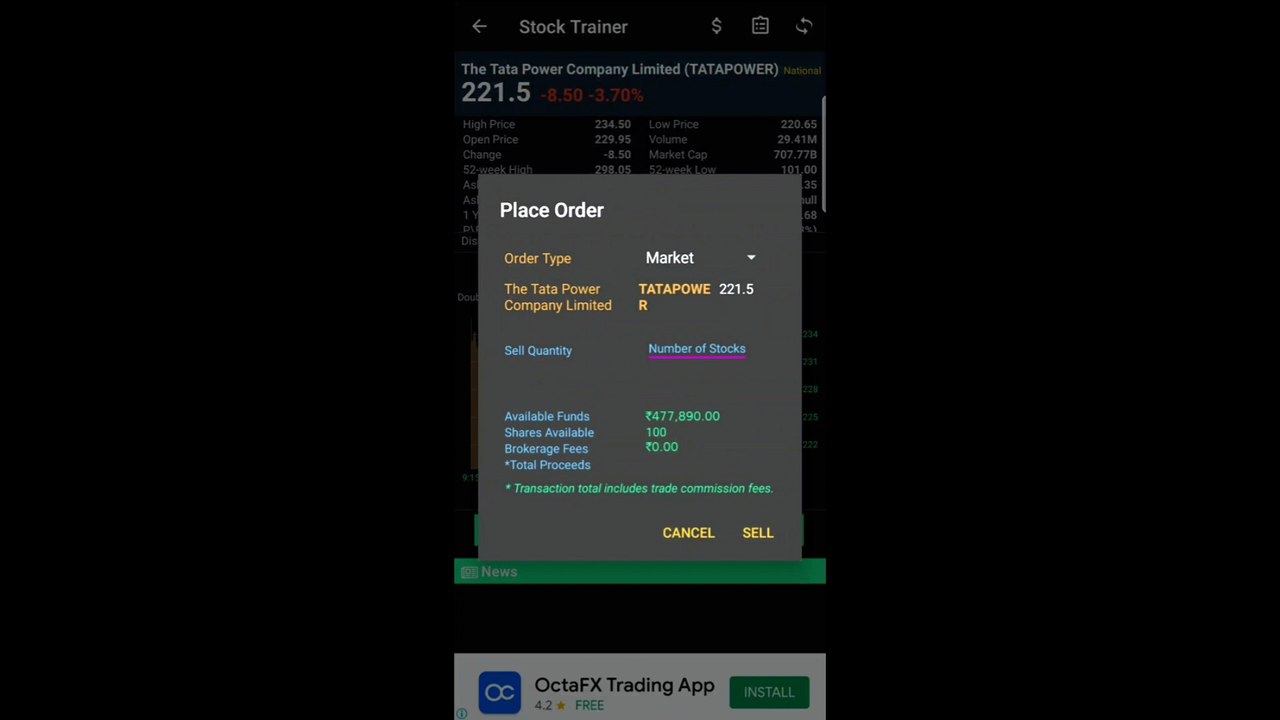 Full Tutorial Stock trainer App | Free Virtual trading app for trading and investing