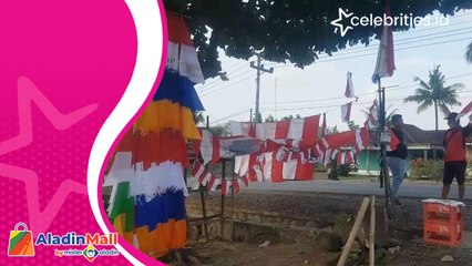 Sambut Kemerdekaan, Pedagang Bendera Mulai Bermunculan