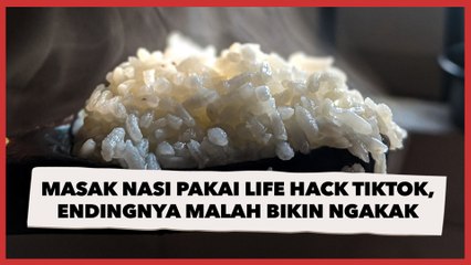 Masak Nasi Pakai Life Hack TikTok, Endingnya Malah Bikin Ngakak