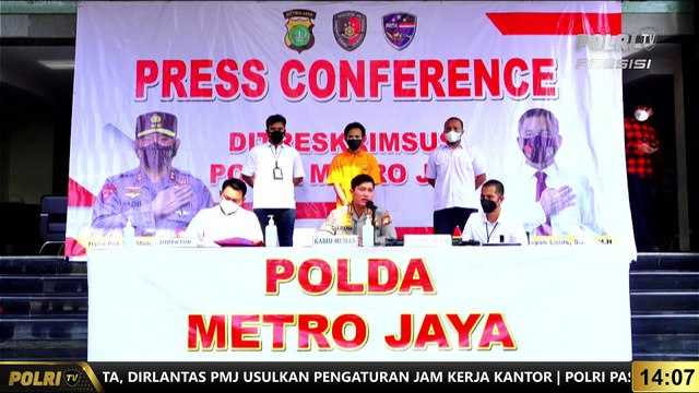 PRESISI UPDATE : Konpers Polda Metro Jaya Terkait Kasus Penyebaran Berita Mengandung Sara