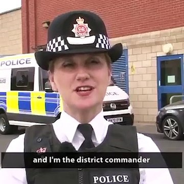 Wigan police turn out in force for Operation Avro