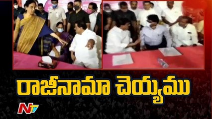 Fight  in Tandoor, Vikarabad TRS Ntv