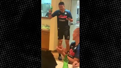 Fenerbahçe'den ayrılıp Napoli'ye transfer olan Kim Min-Jae'den unutulmaz 'Gangnam Style' performansı