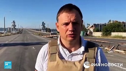 أوكرانيا تقصف جسرا مهما في خيرسون