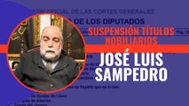 Entrevistamos a Jose Luis Sanpedro, de la Real Academia de Heráldica, sobre la supresión de titulos nobiliarios