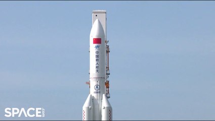China rolls out Long March 5B Y3 rocket with new space station module
