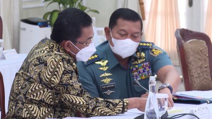 Wakil Presiden Ma'aruf Amin Pimpin Rapat Tentang Papua dan Papua Barat