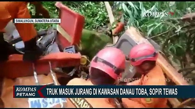Truk Masuk Jurang, Evakuasi Korban Berlangsung Dramatis: Sopir Tewas Terjepit Kabin Truk!