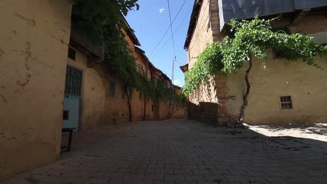 Kadınlar evlerinin duvarlarını parmaklarıyla süslüyor