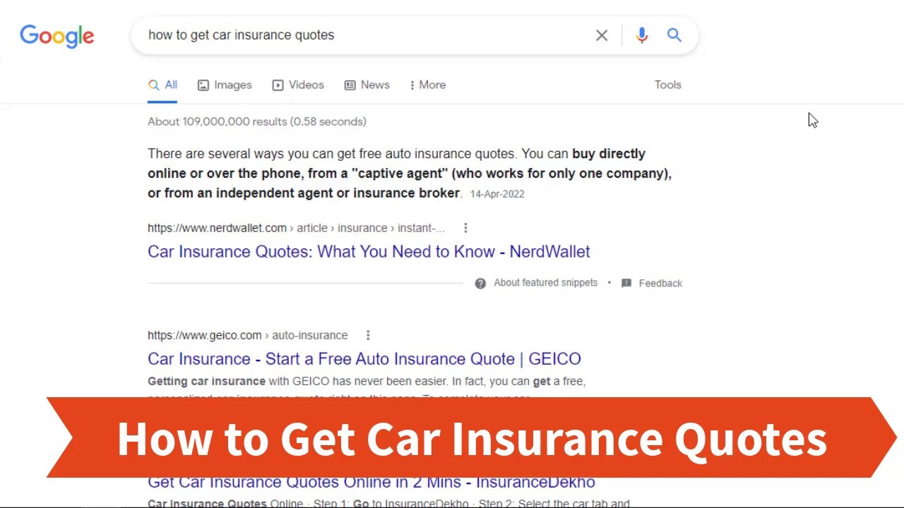 How to Get Car Insurance Quotes Online