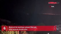 Bodrum'da kaçmaya çalışan lüks yat, ateş açılarak durduruldu