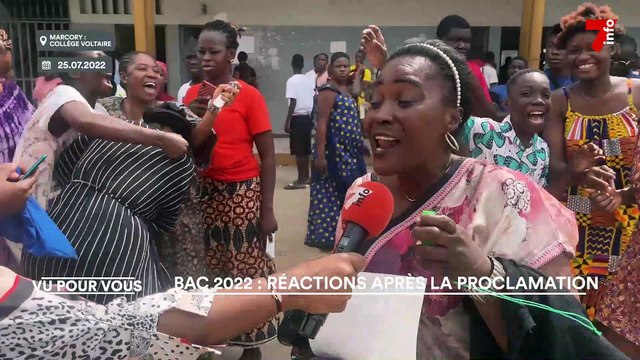 BAC 2022 : réactions des candidats au collège Voltaire de Marcory